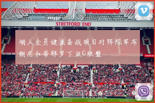 湖人全员健康备战明日对阵绿军布朗尼和蒂耶罗下放G联盟